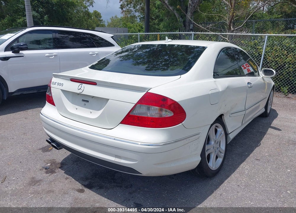 2008 MERCEDES-BENZ CLK 550 VIN: WDBTJ72H98F254416