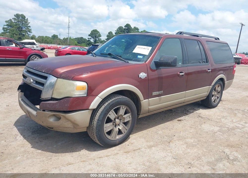 2008 FORD EXPEDITION EL EDDIE BAUER/KING RANCH VIN: 1FMFK17528LA70262
