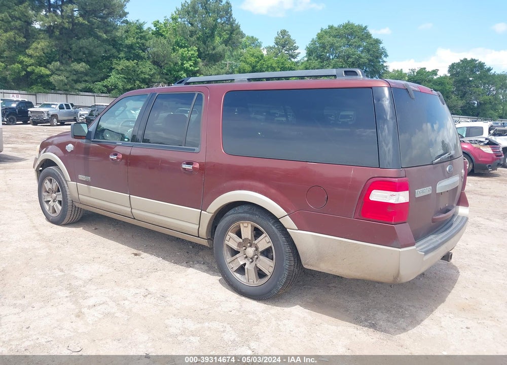 2008 FORD EXPEDITION EL EDDIE BAUER/KING RANCH VIN: 1FMFK17528LA70262