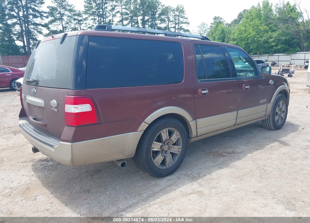 2008 FORD EXPEDITION EL EDDIE BAUER/KING RANCH VIN: 1FMFK17528LA70262