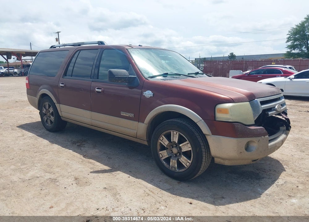 2008 FORD EXPEDITION EL EDDIE BAUER/KING RANCH VIN: 1FMFK17528LA70262