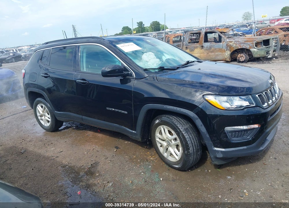 2019 JEEP COMPASS SPORT FWD VIN: 3C4NJCAB5KT789076