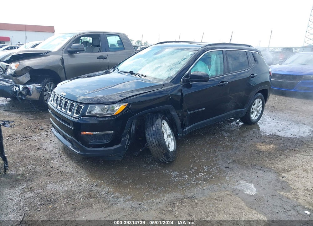 2019 JEEP COMPASS SPORT FWD VIN: 3C4NJCAB5KT789076