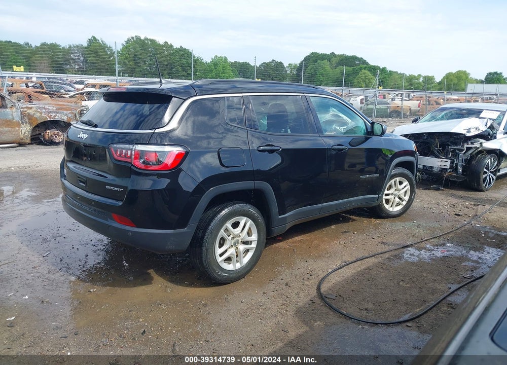 2019 JEEP COMPASS SPORT FWD VIN: 3C4NJCAB5KT789076