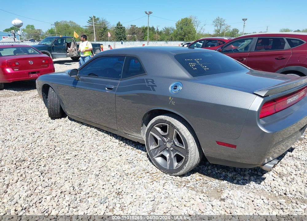 2012 DODGE CHALLENGER R/T VIN: 2C3CDYBT2CH226021