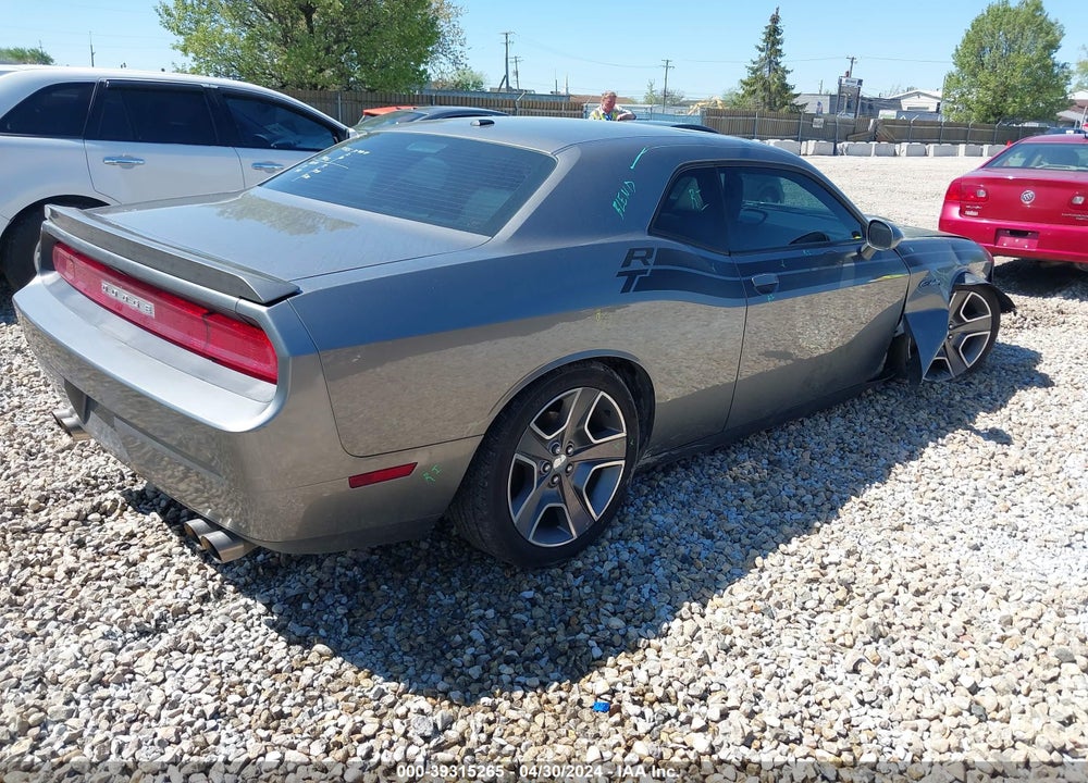 2012 DODGE CHALLENGER R/T VIN: 2C3CDYBT2CH226021