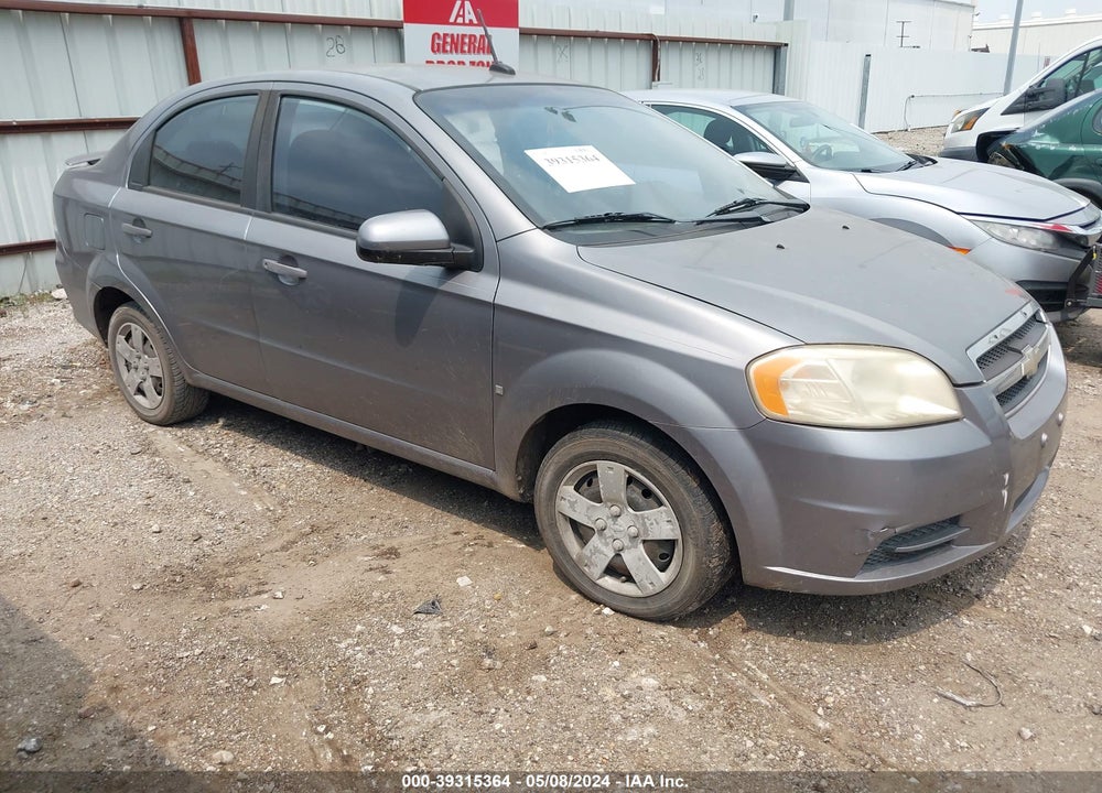 2009 CHEVROLET AVEO LT VIN: KL1TD56E89B605782