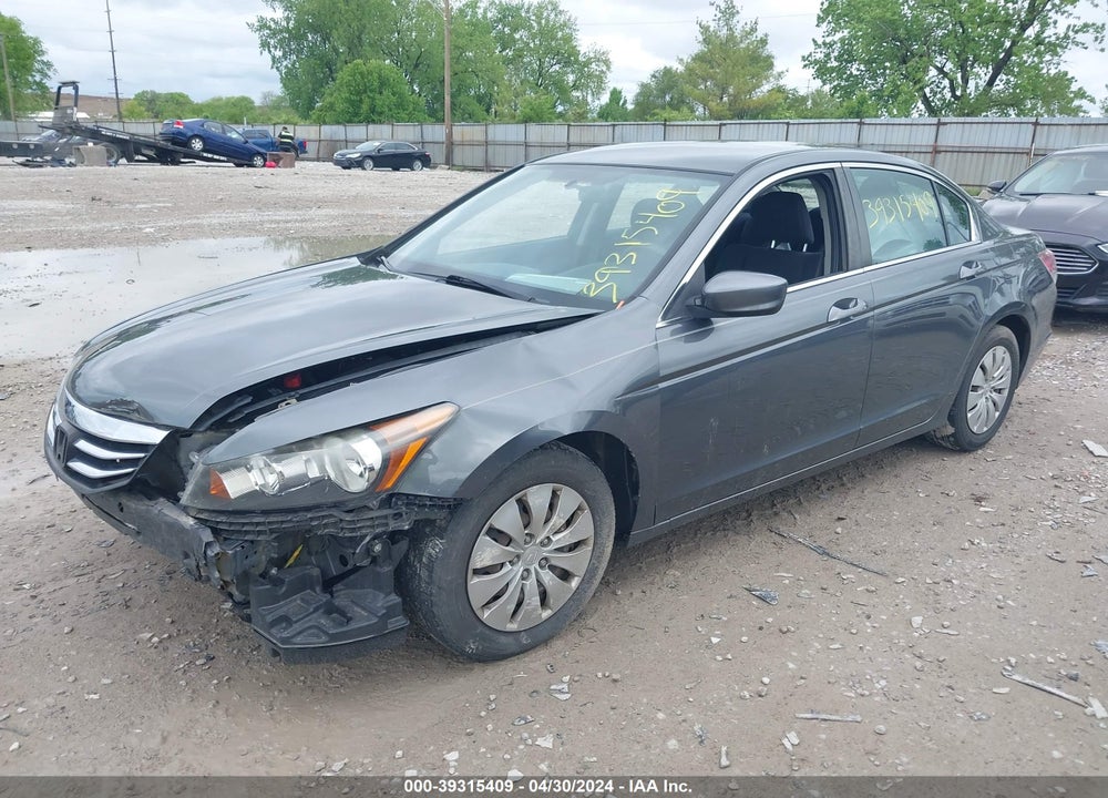 2012 HONDA ACCORD 2.4 LX VIN: 1HGCP2F3XCA129837