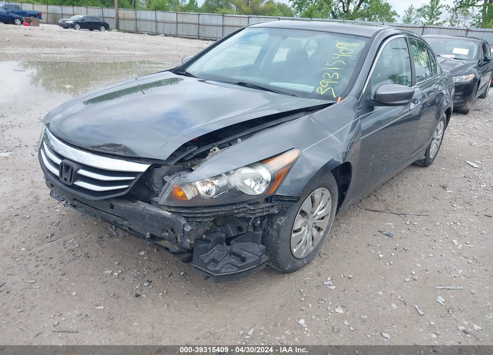 2012 HONDA ACCORD 2.4 LX VIN: 1HGCP2F3XCA129837