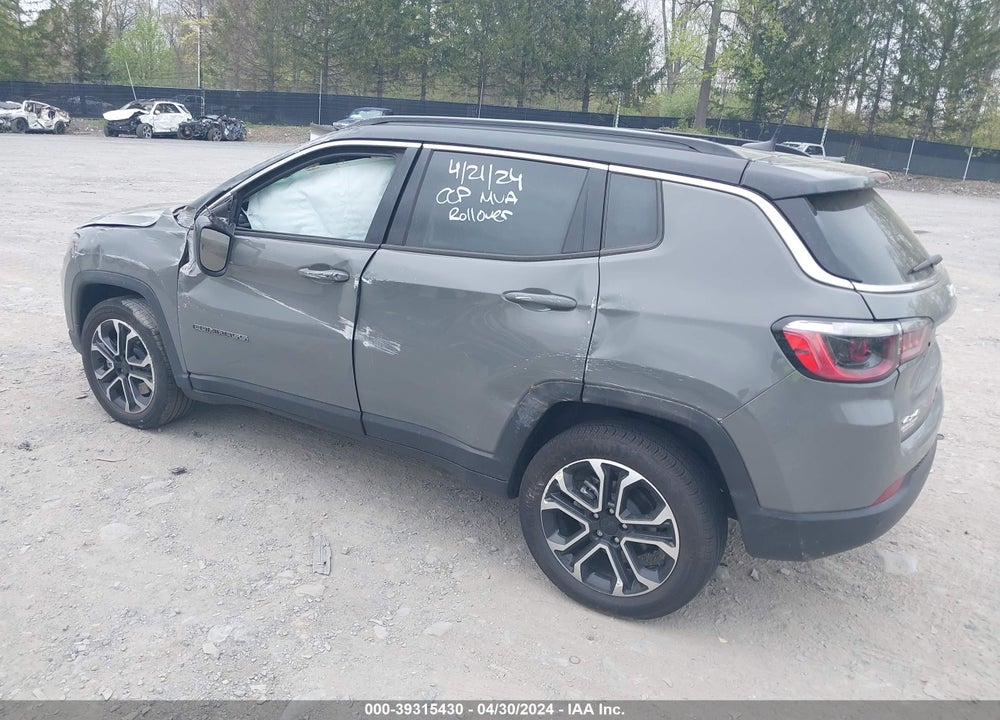 2023 JEEP COMPASS LIMITED 4X4 VIN: 3C4NJDCN9PT530532