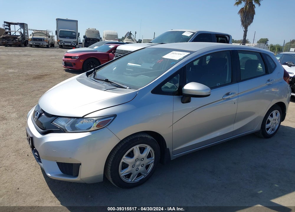 2016 HONDA FIT LX VIN: JHMGK5H55GS010011