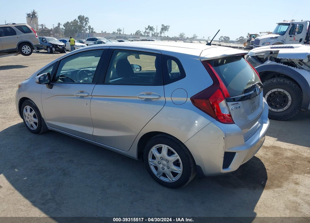 2016 HONDA FIT LX VIN: JHMGK5H55GS010011