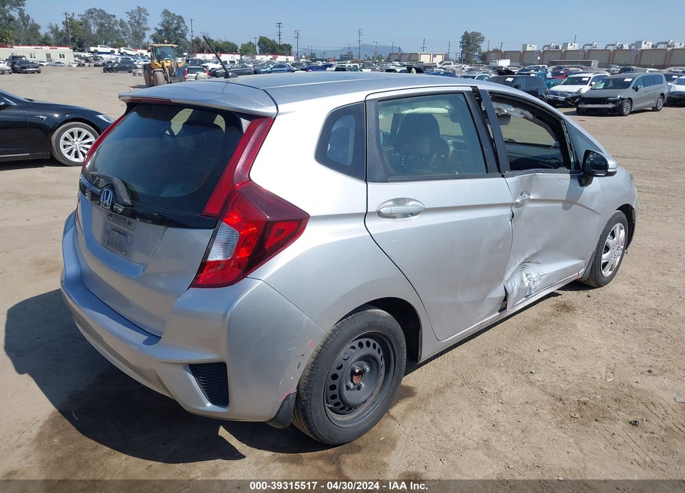 2016 HONDA FIT LX VIN: JHMGK5H55GS010011
