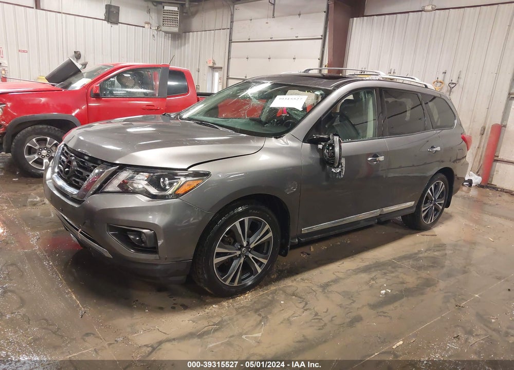 2017 NISSAN PATHFINDER PLATINUM VIN: 5N1DR2MM1HC622399
