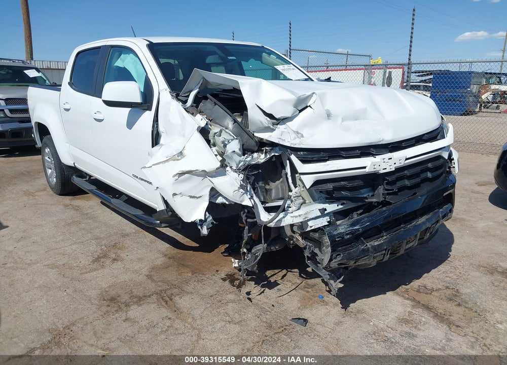 2022 CHEVROLET COLORADO 2WD SHORT BOX LT VIN: 1GCGSCEN4N1136924