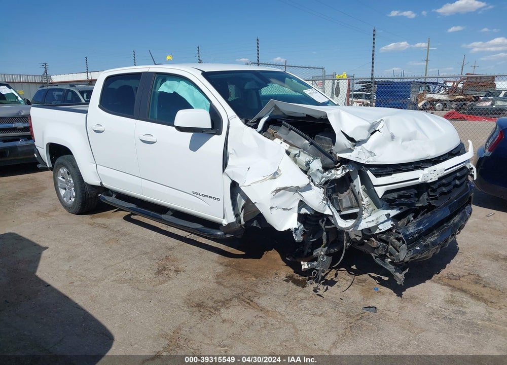 2022 CHEVROLET COLORADO 2WD SHORT BOX LT VIN: 1GCGSCEN4N1136924