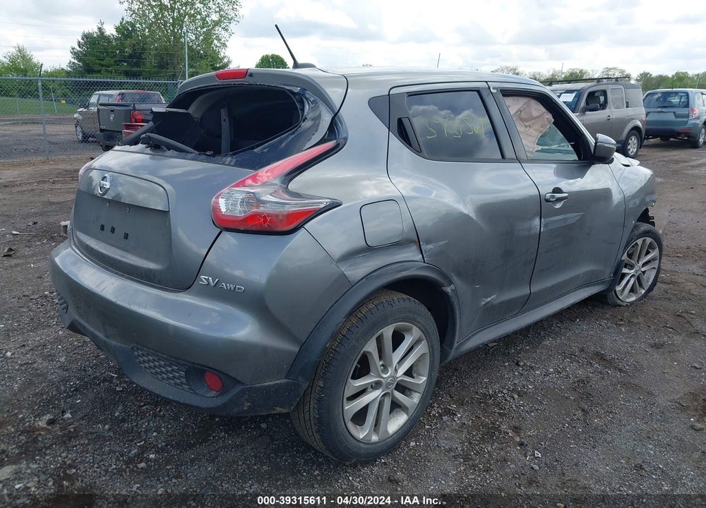2016 NISSAN JUKE SV VIN: JN8AF5MV7GT657543