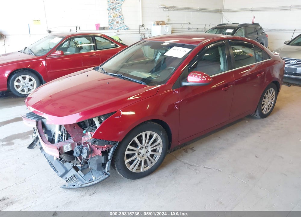 2012 CHEVROLET CRUZE ECO VIN: 1G1PJ5SC9C7194497