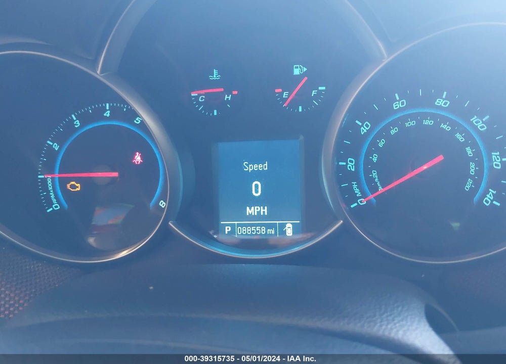2012 CHEVROLET CRUZE ECO VIN: 1G1PJ5SC9C7194497