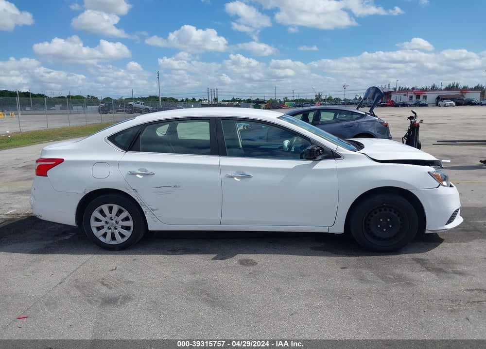 2019 NISSAN SENTRA S VIN: 3N1AB7AP9KY342979