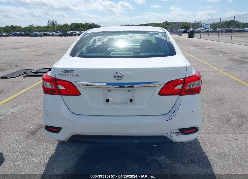 2019 NISSAN SENTRA S VIN: 3N1AB7AP9KY342979