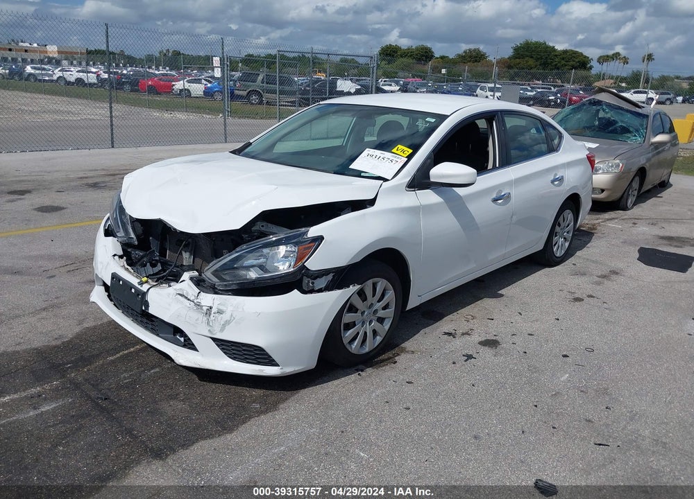 2019 NISSAN SENTRA S VIN: 3N1AB7AP9KY342979