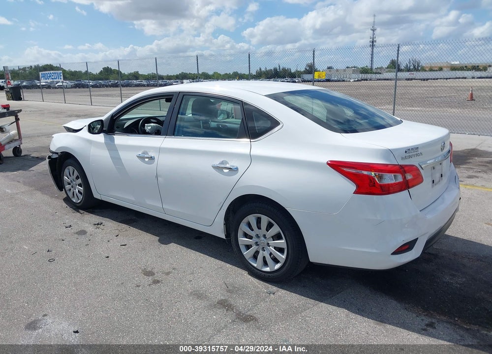2019 NISSAN SENTRA S VIN: 3N1AB7AP9KY342979