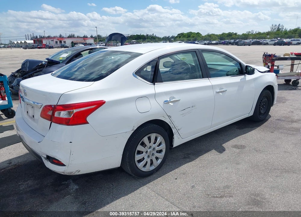 2019 NISSAN SENTRA S VIN: 3N1AB7AP9KY342979