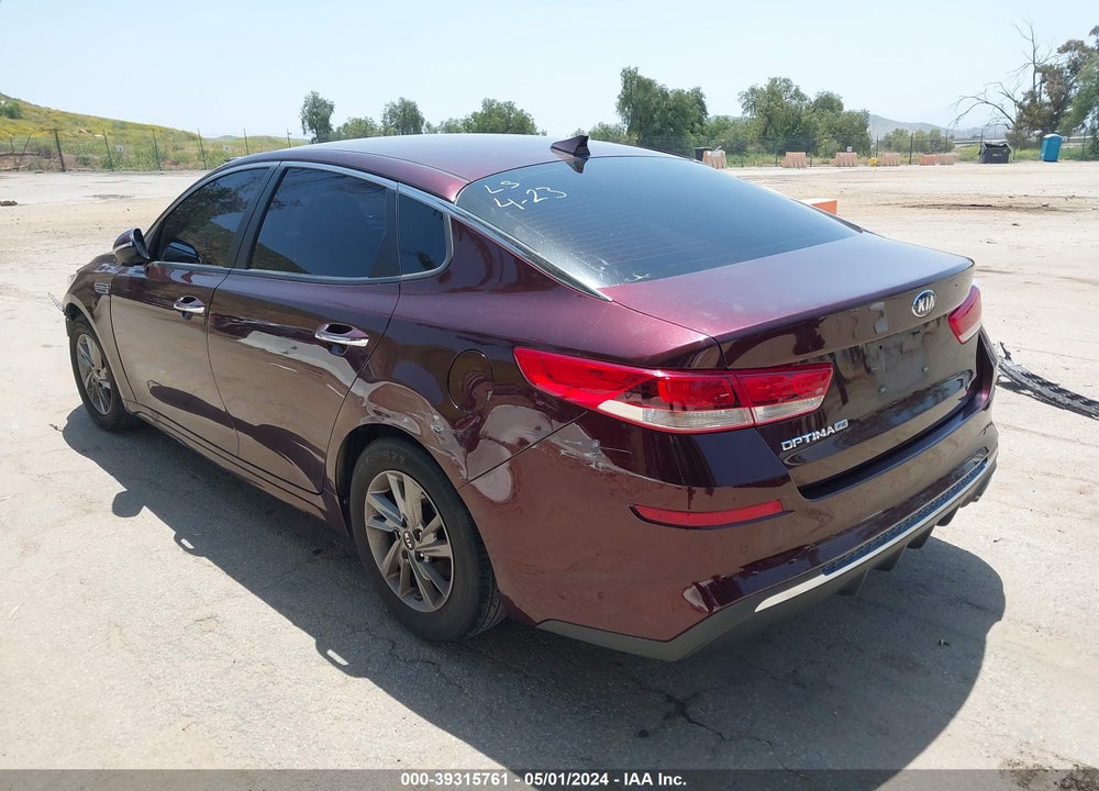 2019 KIA OPTIMA LX VIN: 5XXGT4L39KG337206