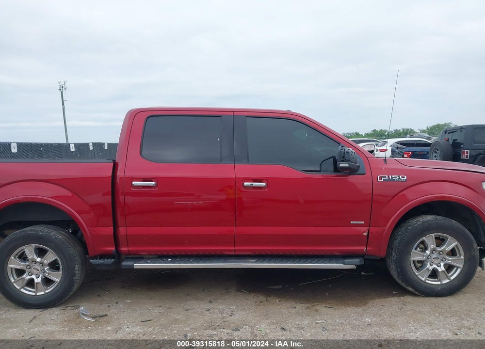 2017 FORD F-150 LARIAT VIN: 1FTEW1EGXHKC48899