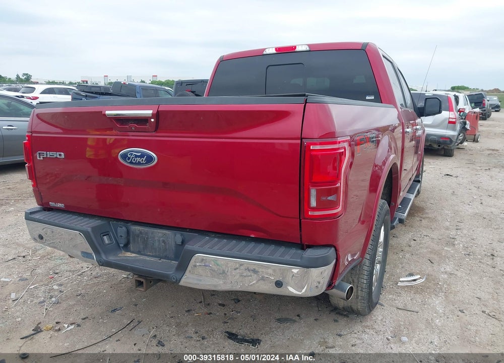 2017 FORD F-150 LARIAT VIN: 1FTEW1EGXHKC48899