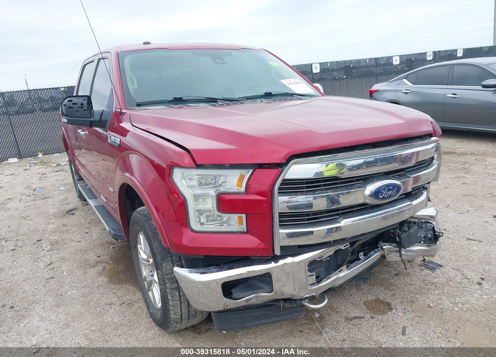 2017 FORD F-150 LARIAT VIN: 1FTEW1EGXHKC48899
