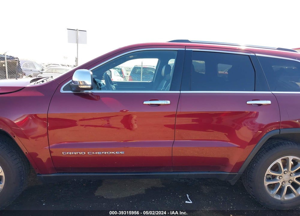 2016 JEEP GRAND CHEROKEE LIMITED VIN: 1C4RJFBG2GC354323