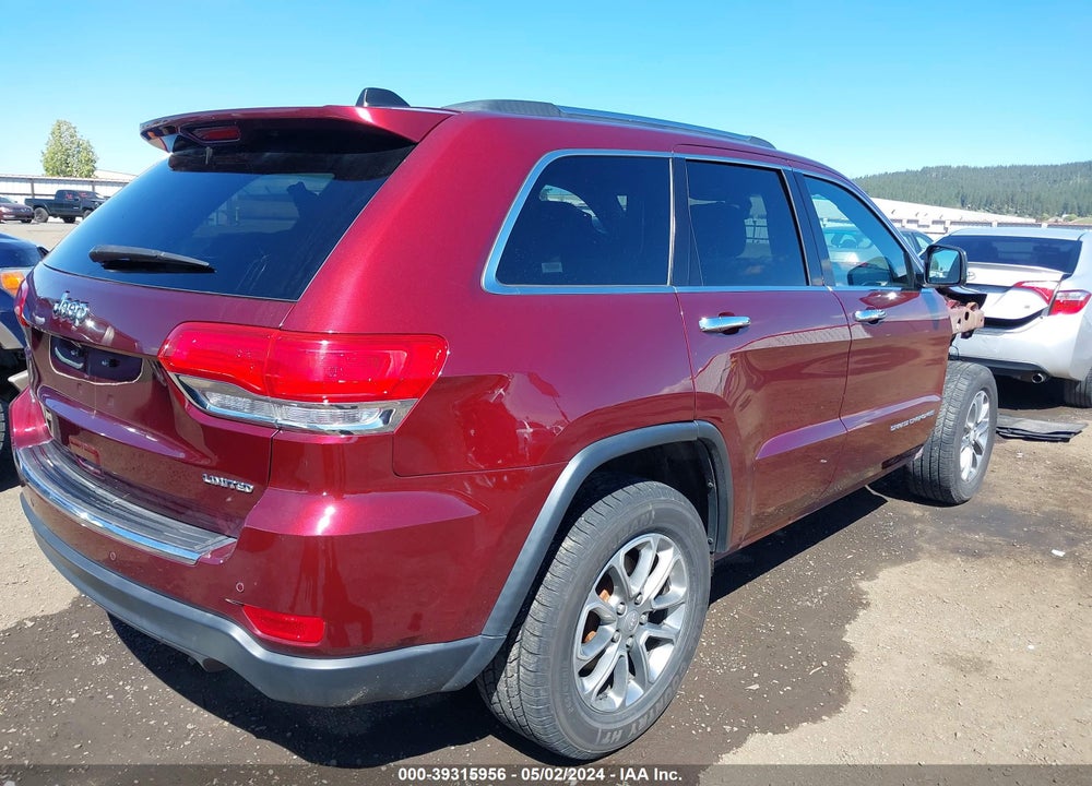 2016 JEEP GRAND CHEROKEE LIMITED VIN: 1C4RJFBG2GC354323