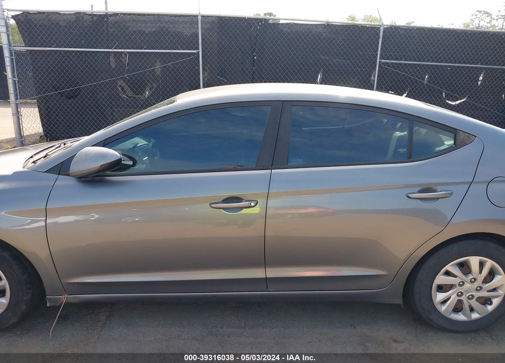 2017 HYUNDAI ELANTRA SE VIN: KMHD74LF5HU110353