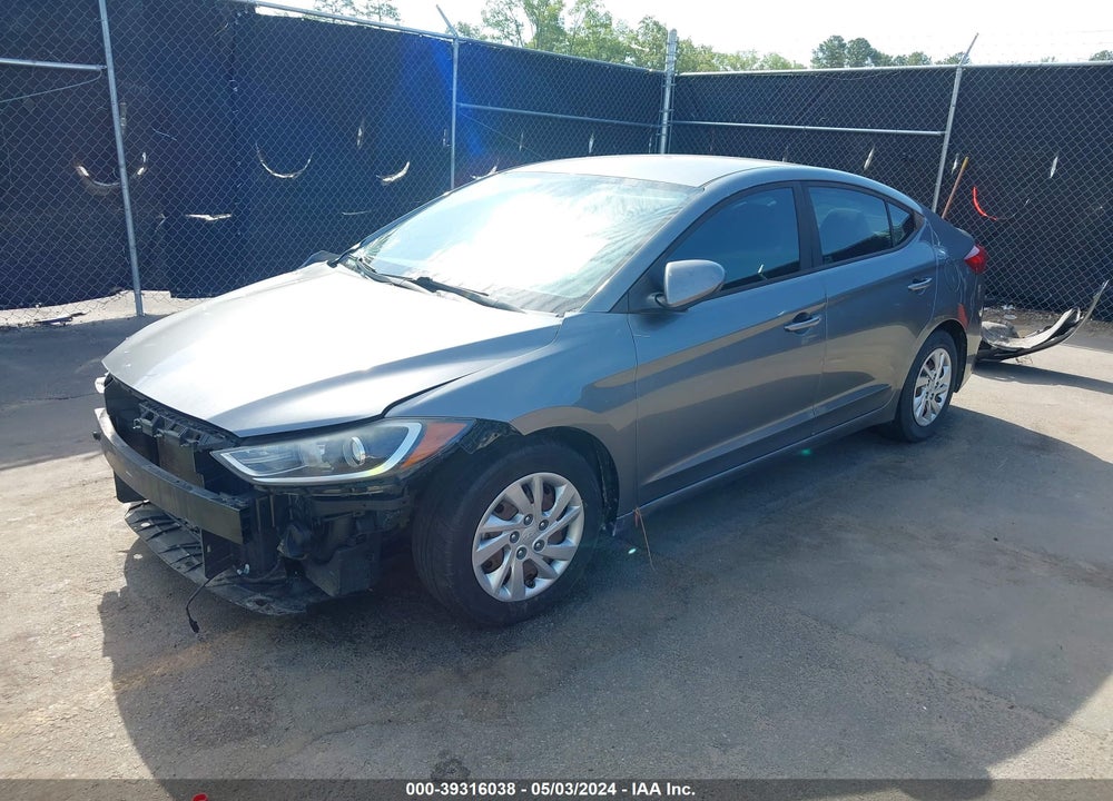 2017 HYUNDAI ELANTRA SE VIN: KMHD74LF5HU110353