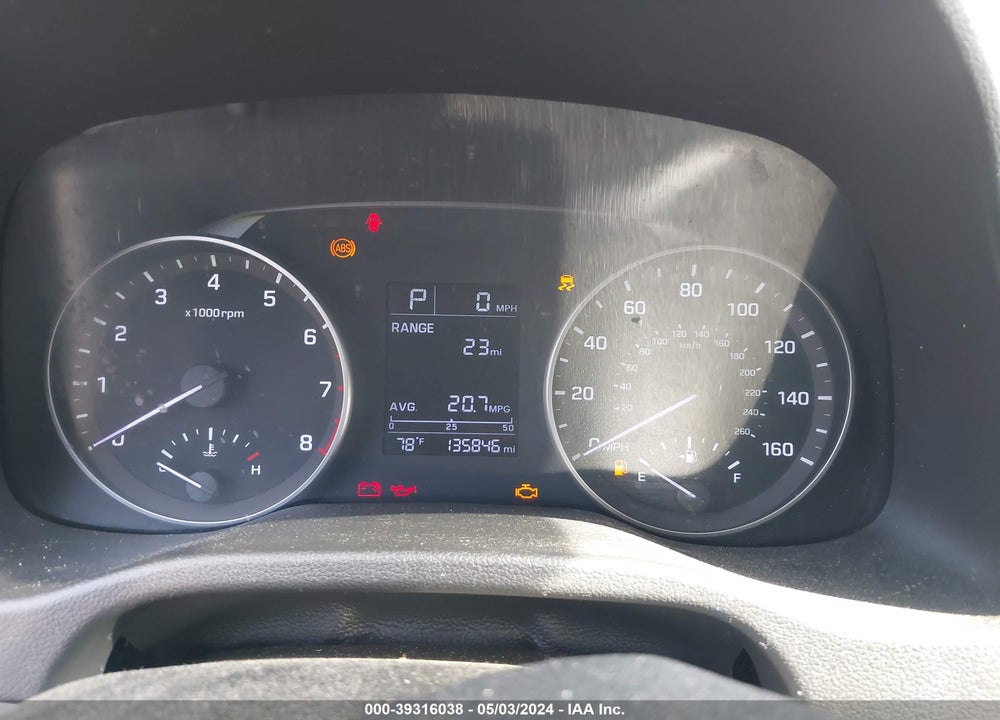 2017 HYUNDAI ELANTRA SE VIN: KMHD74LF5HU110353