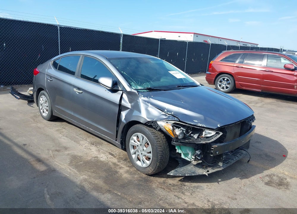 2017 HYUNDAI ELANTRA SE VIN: KMHD74LF5HU110353