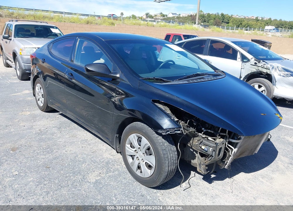 2016 HYUNDAI ELANTRA SE VIN: 5NPDH4AE5GH795099