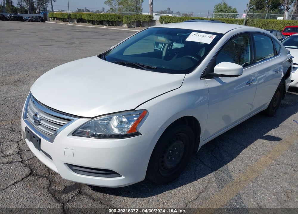 2015 NISSAN SENTRA SV VIN: 3N1AB7AP8FL694048