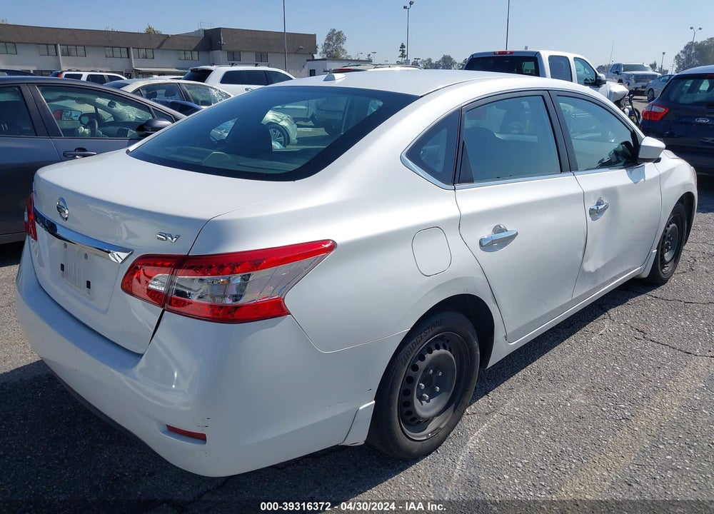 2015 NISSAN SENTRA SV VIN: 3N1AB7AP8FL694048