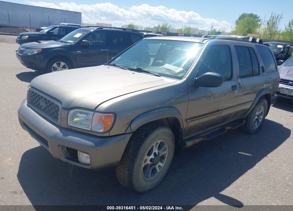 2001 NISSAN PATHFINDER SE VIN: JN8DR09Y21W593959
