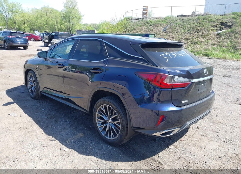 2018 LEXUS RX 350 F-SPORT VIN: 2T2BZMCA3JC151959