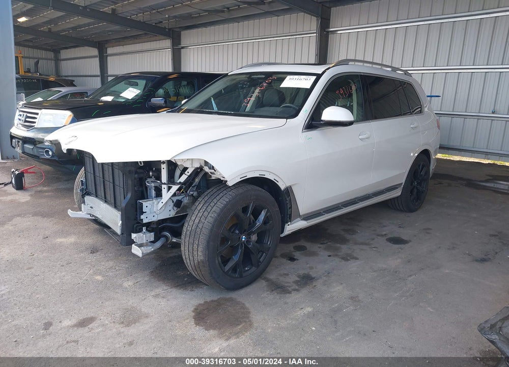 2022 BMW X7 XDRIVE40I VIN: 5UXCW2C09N9K61731