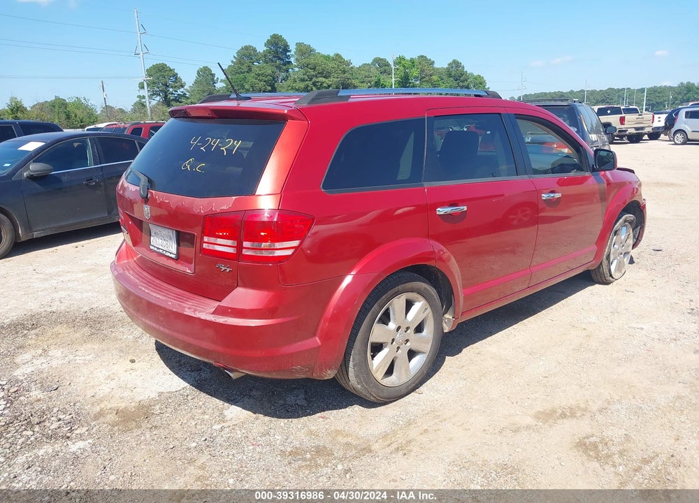 2009 DODGE JOURNEY R/T VIN: 3D4GG67V39T245893