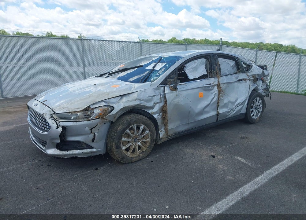 2016 FORD FUSION S VIN: 1FA6P0G7XG5129861