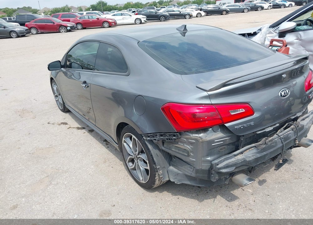 2016 KIA FORTE KOUP SX VIN: KNAFZ6A36G5576603