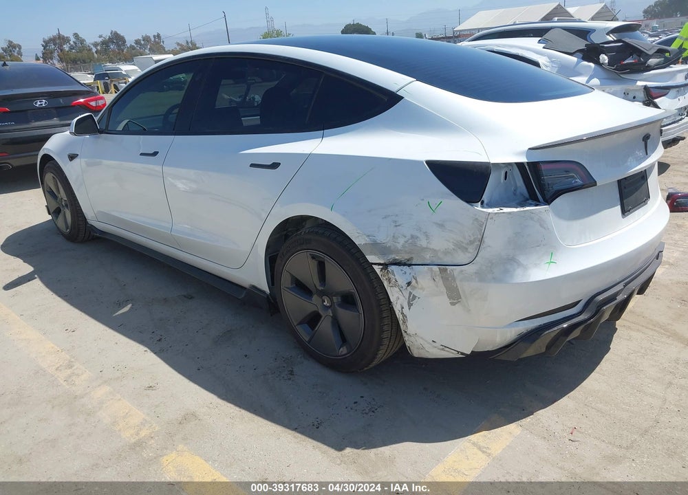 2023 TESLA MODEL 3 REAR-WHEEL DRIVE VIN: 5YJ3E1EA8PF663124