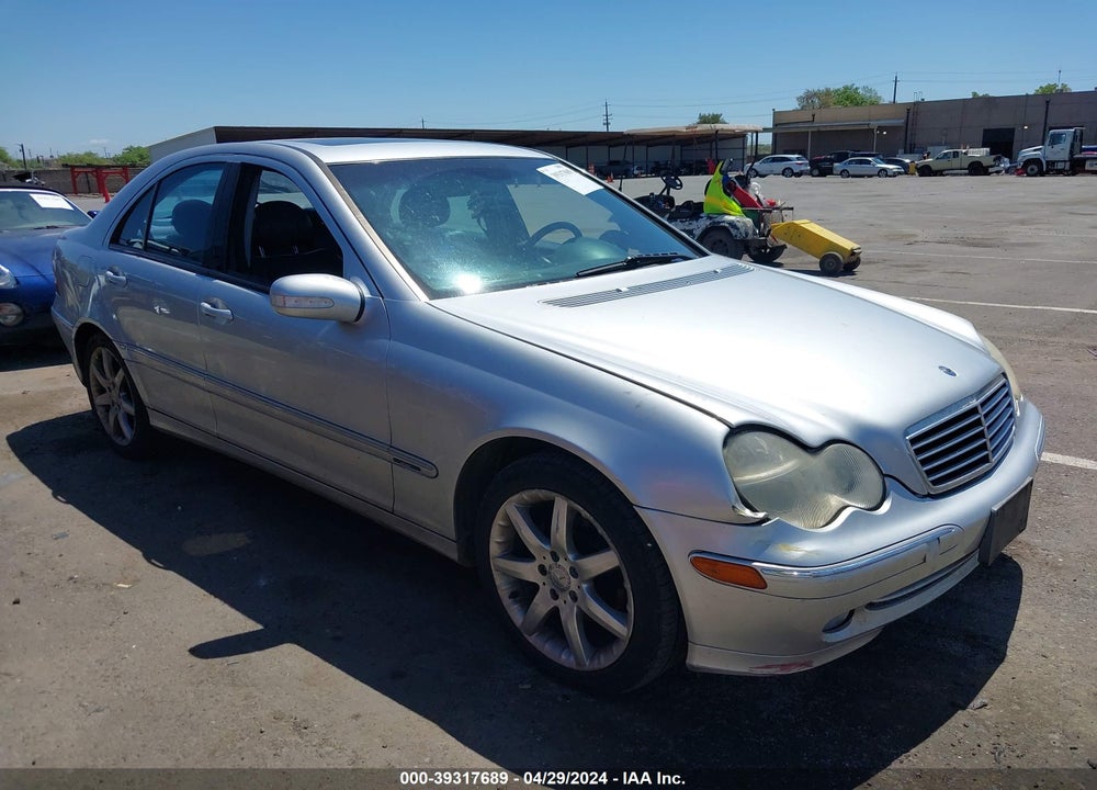 2004 MERCEDES-BENZ C 230 KOMPRESSOR SPORT/SPORT VIN: WDBRF40J04F481505