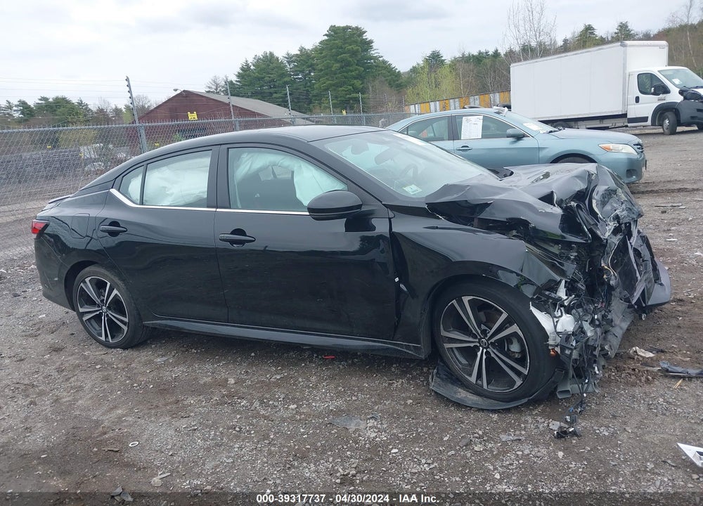 2022 NISSAN SENTRA SR XTRONIC CVT VIN: 3N1AB8DV7NY240908